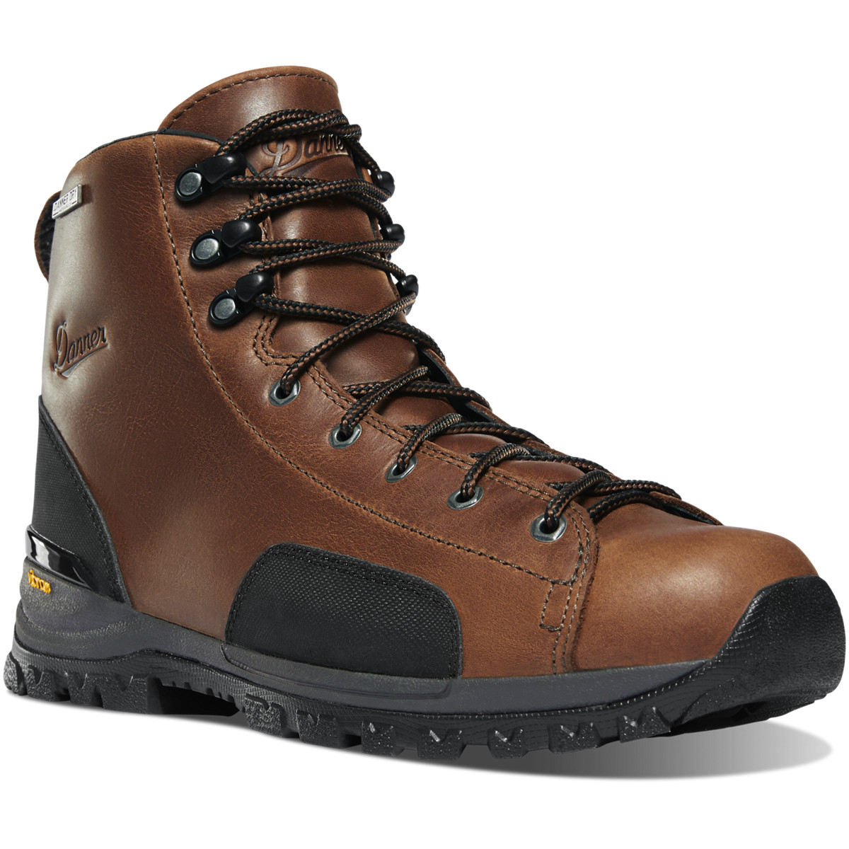 Botas De Trabajo Danner Hombre Mexico - Stronghold Composite Toe Marrom Oscuro - ICXVM4539